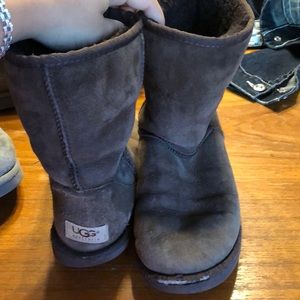 Brown used ugg boots